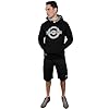 Lambretta Mens Check Target Hoodie (UK, Alpha, XXL, Regular, Regular, Black) #1