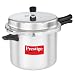 Prestige PPAPC10 Popular Pressure Cooker, 10 Liter, Silver
