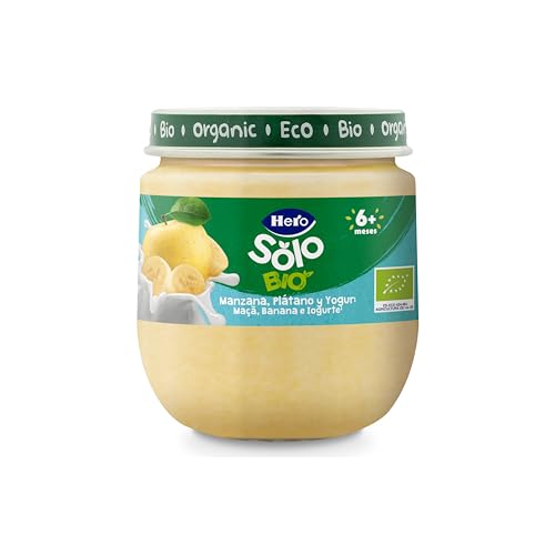 Hero Baby Tarrito de Manzana, Plátano y Yogur, 120g (Bio)