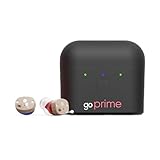 Go Hearing Go Prime OTC Hearing Aids for Seniors - in The Ear, Rechargeable, Noise Reduction, Discreet Fit, for Mild to Moderate Auditory Loss (Beige)
