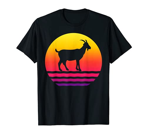 Camisa de cabra retro estilo vintage regalo arte cabra susurro amante Camiseta