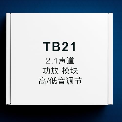 Image of ZK TB21(CAAV-AP-09)2.1 Channel Digital Amplifier Board with USB 2x50W+100W Power Output, TPA3116 Amplifier Board Bluetooth Enabled, Black PCB, DC 12-24V Input