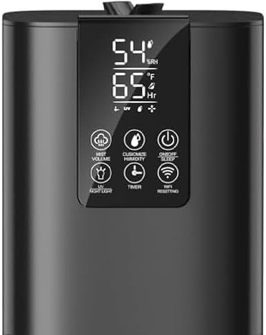 Replace the machine head only use for Honovos Smart App 8L 2.1Gal Quiet Humidifiers with 7 Colors Light-Black