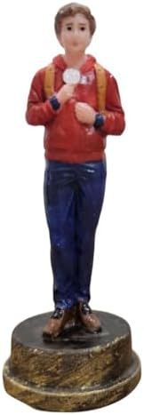 Imagem de São Carlo Acutis imagem Católica em Resina - 9 cm