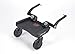 Lascal BuggyBoard Mini 3D Plataforma con ruedas para carrito infantil, accesorio para niños de 2 a 6 años (22 kg), compatible con casi todas las sillitas de paseo, rojo