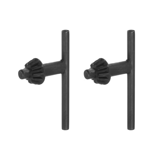 sourcing map Chuck Key 8mm Key 11T 21.5mm Gear for 3-16mm Drill Chuck 2pcs