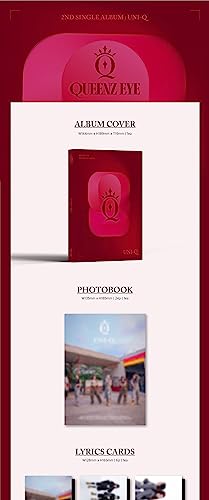 Queenz Eye UNI-Q 2nd Single Album édition scellée avec photocard - 2
