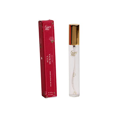 PERFUME DE BOLSILLO Para Mujer CAMPOS DE IBIZA-Colonia Con Esencia De Rosas, Fressía, Violeta Y Gardenia. Elaborada Con Flores Mediteraneaspara Romanticas. Frasco Con Estuche Regalo 10 Ml Spray Cover