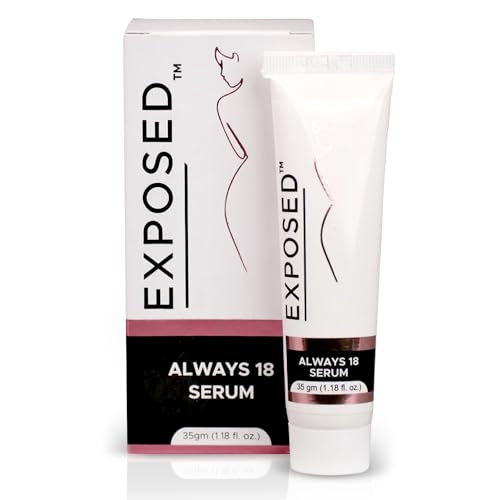 Image of Exposed Always-18 Intimate Serum For Women | Revitalizing, Hydrating & Soothing Formula for Intimate Area | pH Balanced, Paraben & Sulphate Free | 35 gm