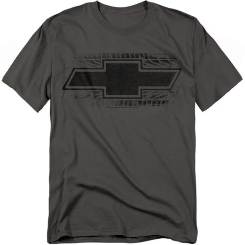 Popfunk Chevy Bowtie Burnout T-Shirt - (X-Large) Charcoal