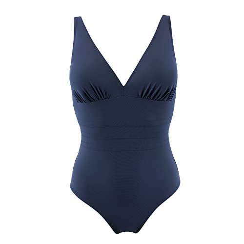 Maillot de bain 1 pièce gainant Addict 52 Janine Robin bleu nuit