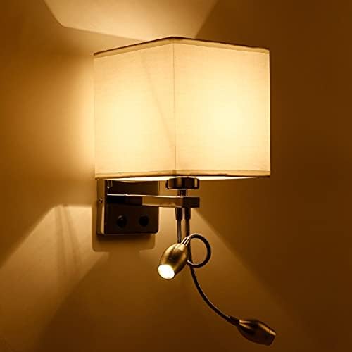 モダンなファブリック Led ウォールライト布ランプ階段廊下リビングルームベッドルーム、モダンなウォールランプ(Linen sing