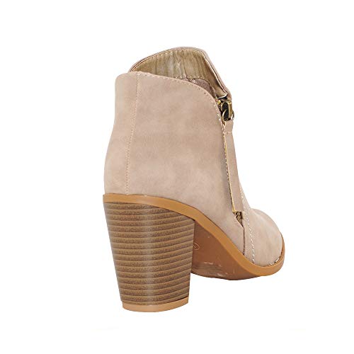 Image of TRENDSUP Women's Fashion Side Zipper Booties