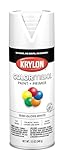 Krylon K05580007 COLORmaxx Spray Paint and Primer for Indoor/Outdoor Use, Semi-Gloss White, 12 Ounce (Pack of 1)