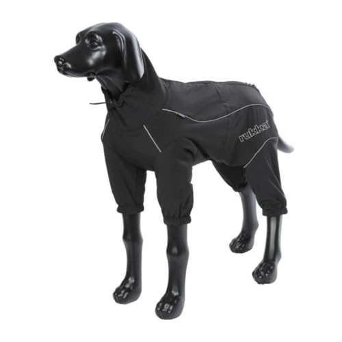 Rukka Pets Thermo-Hundejacke, winddicht, Schwarz