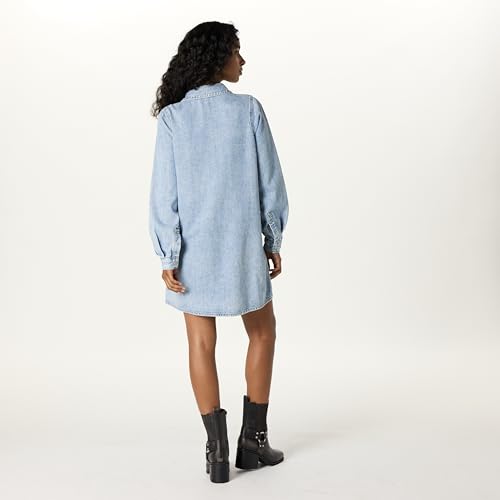 Image of The Drop Womens Katerina Denim Shirtdress