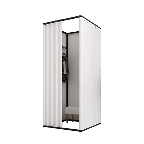 SIAMZYWV Clothing Store Fitting Room Temporary Movable Changing Room Luxury Dressing Room Used in Outdoor Activities Shading Curtain