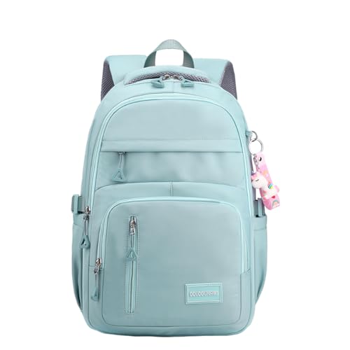 Mochila de nailon para laptop con diseño cómodo y resistente azul