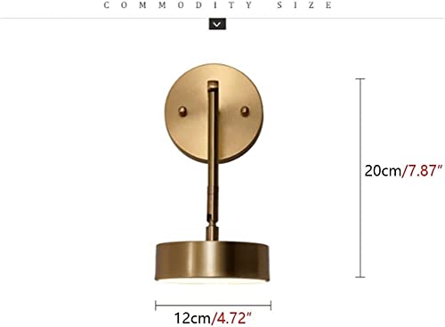 Lámpara de pared de cobre interior para iluminar el pasillo y el balcón 3