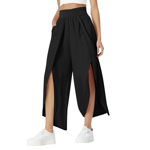 Pantalon décontracté femme fluide pour silhouette élancée