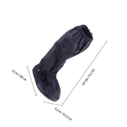 Cubres zapatos de ciclismo y pesca duraderos negros miniatura 2