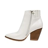 AriderGirl Essence Ankle Boots (White Wood, 8)