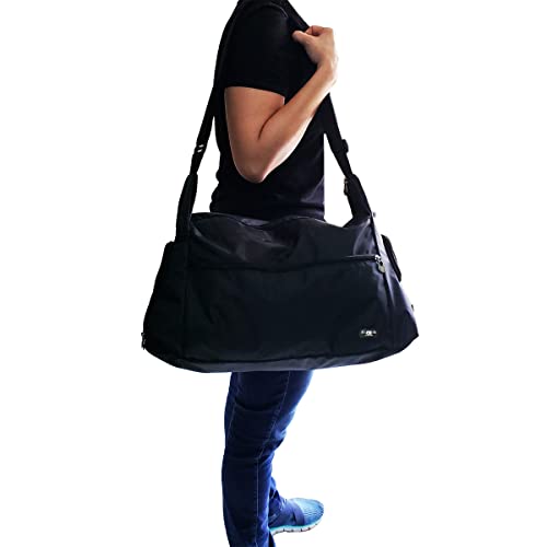 Bolsa Academia Fitness Preta Multiuso Natação Esporte