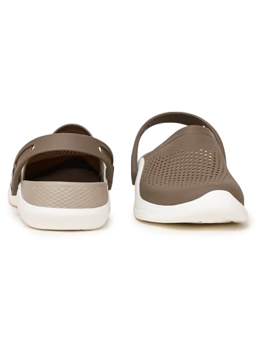Image of Athco Avatar Clogs for Men|Boys|Unisex|Dual-Color Soft EVA Cushioned Footbed|Easy Wear with Adjustable Back Strap|Lightweight|Flexible|Breathable|Extra Soft Comfortable Anti-Skid Casual Mule|All-Season|Summer|Monsoon|Rain|Winter|Waterproof|Casual Slip-On Sandal|Indoor & Outdoor Wear|Trendy|Fashionable|Stylish|Shoes
