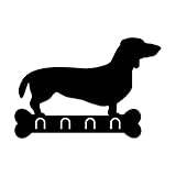 Decoration Dreams - Colgador Llaves para pared perro Dachshund - Cuelga Llaves pared - Soporte para Llaves para Cocina, Puerta de Casa, Habitación, salón | Porta llaves pared - Caja llaves pared