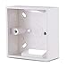 Storage Container, Asukohu 86X86 PVC Thickening Junction Box Wall Mount Cassette For Switch Socket Base Switch Bottom Box Electrical Box Accessories