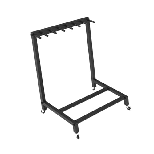 Estante de almacenamiento de raquetas de bádminton, soporte de piso de metal, organizador de raquetas de tenis, para garaje, cancha, gimnasio, escuela, club y gimnasio