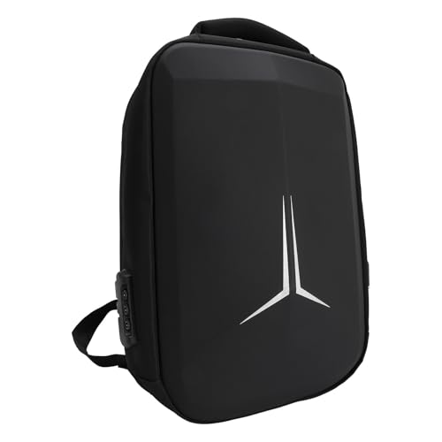 Plecak Satelitarny, Wersja Mini Wodoodporna Torba Podróżna Torba do Przechowywania Plecak na Laptopa Zewnętrzna Torba Podróżna z Portem USB do ładowania (BLACK)