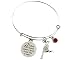 When Cardinals appear your loved one is near bracelet - Sympathy Gift Memorial Jewelry Family Loss Remembrance Adjustable Bangle Charm