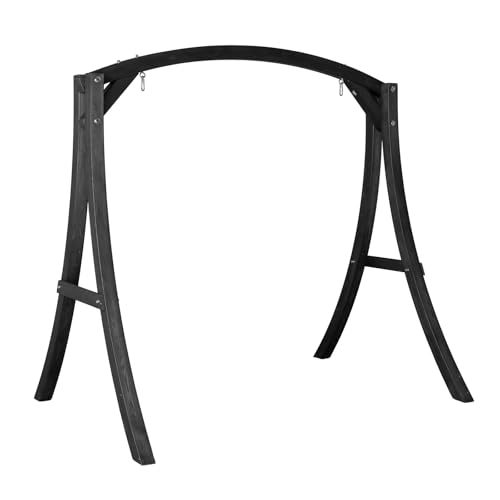 VINGLI Heavy Duty Wooden Swing Frame for Adults Kids,...