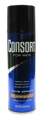 Consort Hair Spray 8.3 oz. Extra Hold Aerosol (3-Pack) with Free Nail File