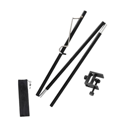 Vaveren Camping Lantern Stand Hanging Light Holder with Carry Bag Lantern Pole Hanger Lamp Stand for Picnic BBQ Travel Outdoor Hiking, Single Hook