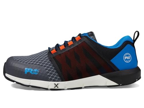 Image of Timberland PRO Radius Composite Safety Toe Grey /Black /Blue 1 13 E - Wide