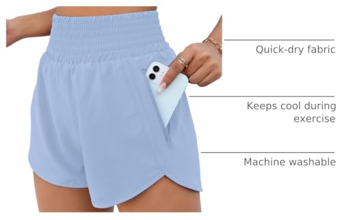 Image of BMJL 2.5 inch Athletic Shorts for Women Comfy High Waisted Short with Pocket