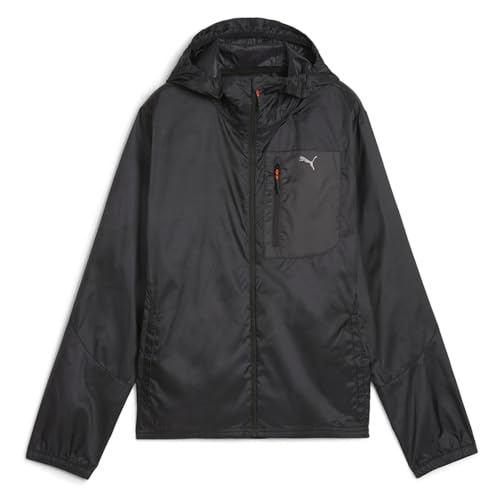 PUMA Womens Seasons Windcell Run Jacket Athletic Outerwear Casual - Black - Size M
