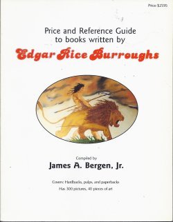 Paperback Price and Reference Guide to Books Written By EDGAR RICE BURROUGHS Book