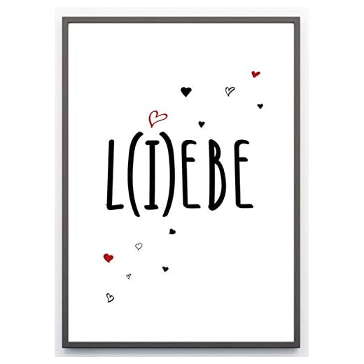 Ritter mediedesign bild Fine Art konsttryck affisch tryck deko presentidé lev kärlek (Din A4)