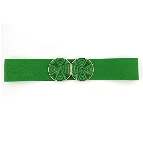 ZYALTFDC Women's Belts Elastic Vintage Wide Waist Belt Stretchy Retro Cinch Belts Women Girls Fashion Waistband for Dresses2