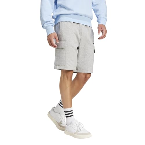 adidas Men's Essentials Feel Cozy Fleece 10-Inch Cargo Shorts