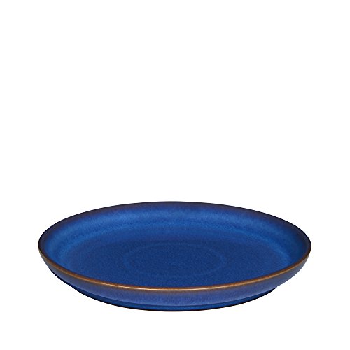 Denby Imperial Blue Medium Coupe Plate, Royal Blue