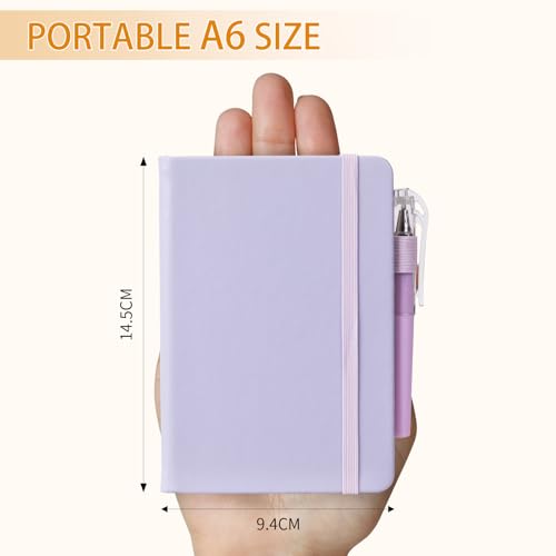 Smarpau A6 Pocket Notebooks - 3 Pack Mini Leather Journals - Image 3