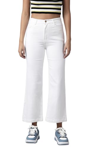Image of GUTI Womens High Rise Crop Length Jeans()