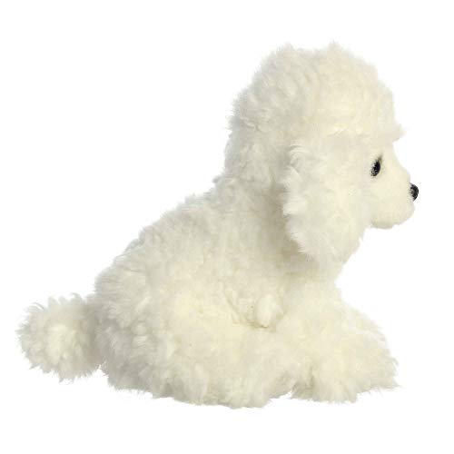 Pelúcia Cachorro Poodle Branco da Série Miyoni Aurora 20cms Altura
