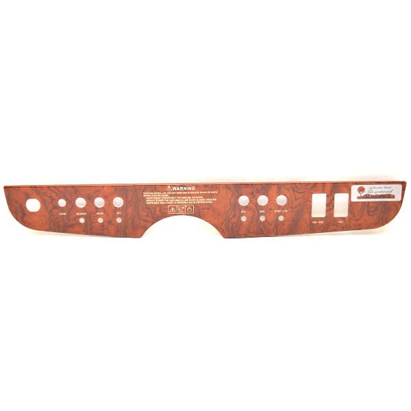 Four Winns Boat Blank Switch Panel 025-3801 | 24 x 3 1/2 Inch Rosewood