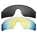 IMYTPFT Compatible/Replacement For Lenses oakleys EVZero Blades Black/24K Gold