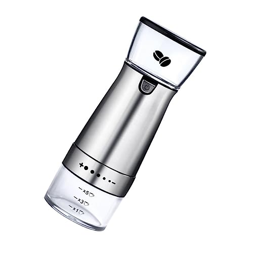 Portable Usb Rechargeable Coffee Bean Electric Mill for Use Compact Design for Grinding Easy to Operate Silent and